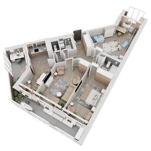 3-к квартира, вторичка, 118м2, 3/8 этаж