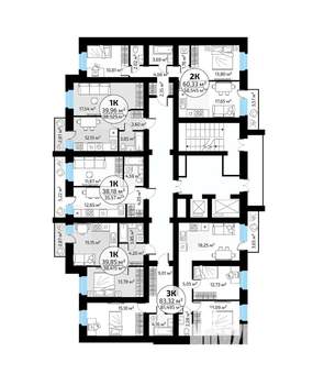 1-к квартира, вторичка, 38м2, 11/18 этаж