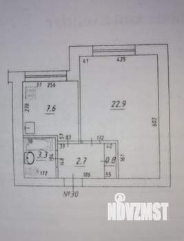 1-к квартира, вторичка, 37м2, 1/5 этаж