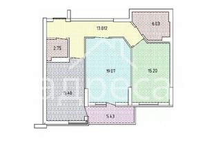 2-к квартира, вторичка, 71м2, 17/22 этаж