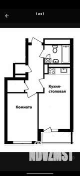 1-к квартира, вторичка, 45м2, 7/26 этаж