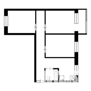3-к квартира, вторичка, 64м2, 3/9 этаж