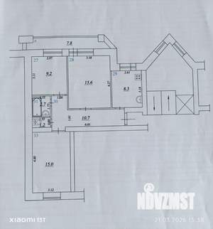 3-к квартира, вторичка, 67м2, 3/9 этаж