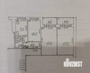 3-к квартира, вторичка, 60м2, 2/9 этаж