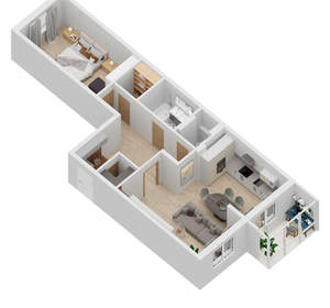 2-к квартира, вторичка, 80м2, 18/26 этаж