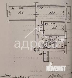 3-к квартира, вторичка, 60м2, 4/5 этаж