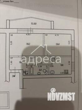 2-к квартира, вторичка, 50м2, 7/9 этаж