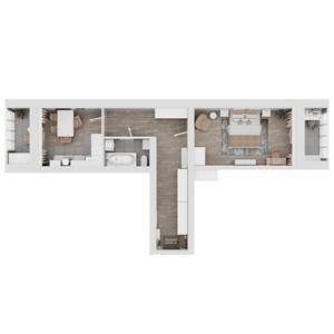 1-к квартира, вторичка, 60м2, 2/8 этаж