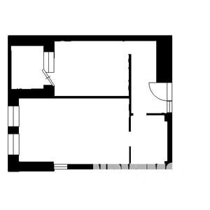 1-к квартира, вторичка, 51м2, 2/4 этаж