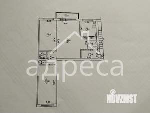 3-к квартира, вторичка, 56м2, 5/5 этаж