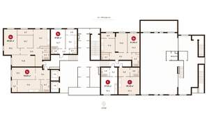 3-к квартира, строящийся дом, 90м2, 1/19 этаж