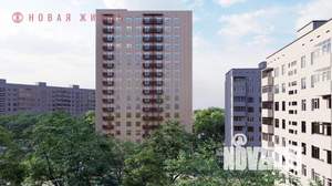 2-к квартира, строящийся дом, 63м2, 12/17 этаж