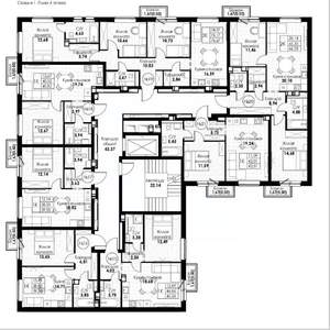 2-к квартира, вторичка, 66м2, 4/8 этаж