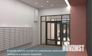 2-к квартира, строящийся дом, 74м2, 13/21 этаж