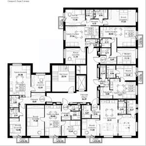 1-к квартира, вторичка, 46м2, 3/8 этаж