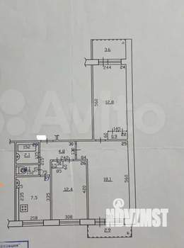 3-к квартира, вторичка, 60м2, 7/9 этаж