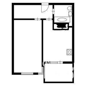 1-к квартира, вторичка, 40м2, 13/24 этаж