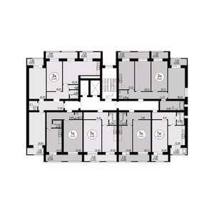 1-к квартира, вторичка, 56м2, 2/8 этаж