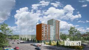 1-к квартира, вторичка, 69м2, 2/24 этаж