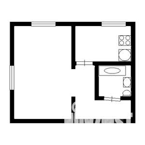 1-к квартира, вторичка, 30м2, 4/5 этаж