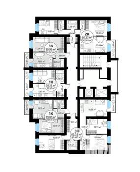 3-к квартира, вторичка, 83м2, 2/18 этаж
