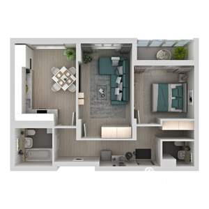 2-к квартира, вторичка, 60м2, 24/24 этаж