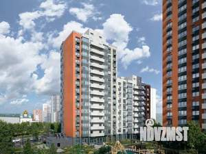 1-к квартира, строящийся дом, 36м2, 8/15 этаж