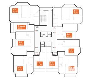 3-к квартира, вторичка, 81м2, 3/23 этаж