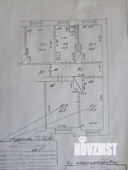 4-к квартира, вторичка, 90м2, 3/4 этаж