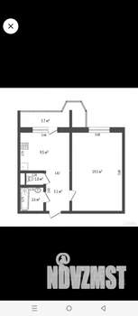 1-к квартира, вторичка, 38м2, 2/9 этаж