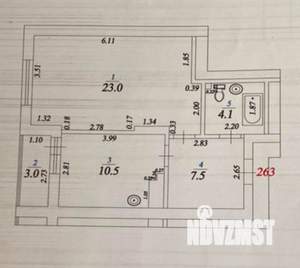 1-к квартира, вторичка, 46м2, 24/25 этаж