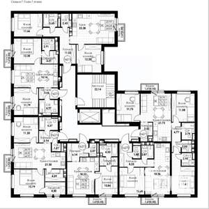 1-к квартира, вторичка, 45м2, 7/8 этаж