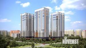 1-к квартира, строящийся дом, 50м2, 15/23 этаж
