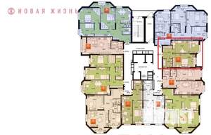 1-к квартира, строящийся дом, 46м2, 11/23 этаж