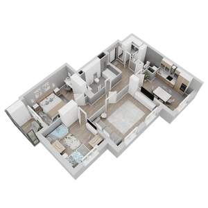 3-к квартира, вторичка, 96м2, 3/22 этаж