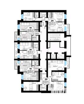 1-к квартира, вторичка, 40м2, 11/18 этаж