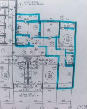 3-к квартира, вторичка, 92м2, 23/24 этаж