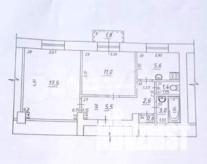 2-к квартира, вторичка, 48м2, 3/4 этаж