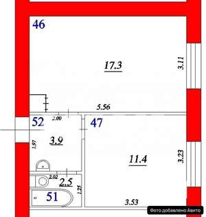 2-к квартира, вторичка, 36м2, 4/9 этаж