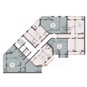 3-к квартира, вторичка, 133м2, 4/8 этаж