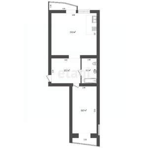 2-к квартира, вторичка, 78м2, 10/10 этаж