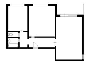 2-к квартира, вторичка, 53м2, 4/12 этаж