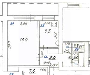 1-к квартира, вторичка, 41м2, 9/10 этаж