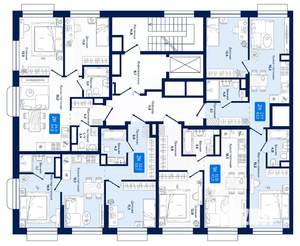 2-к квартира, вторичка, 60м2, 9/19 этаж