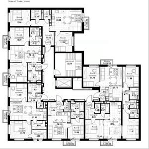 3-к квартира, вторичка, 76м2, 7/8 этаж