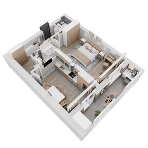 1-к квартира, вторичка, 56м2, 8/8 этаж