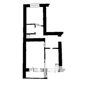 2-к квартира, вторичка, 51м2, 2/5 этаж