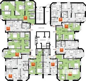 3-к квартира, вторичка, 81м2, 2/23 этаж