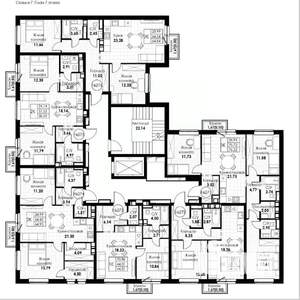1-к квартира, вторичка, 44м2, 7/8 этаж