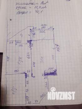 1-к квартира, вторичка, 40м2, 13/18 этаж